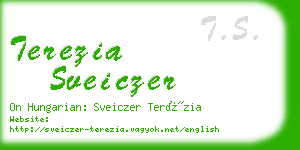 terezia sveiczer business card